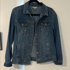 Dressbarn Blue Jean Jacket